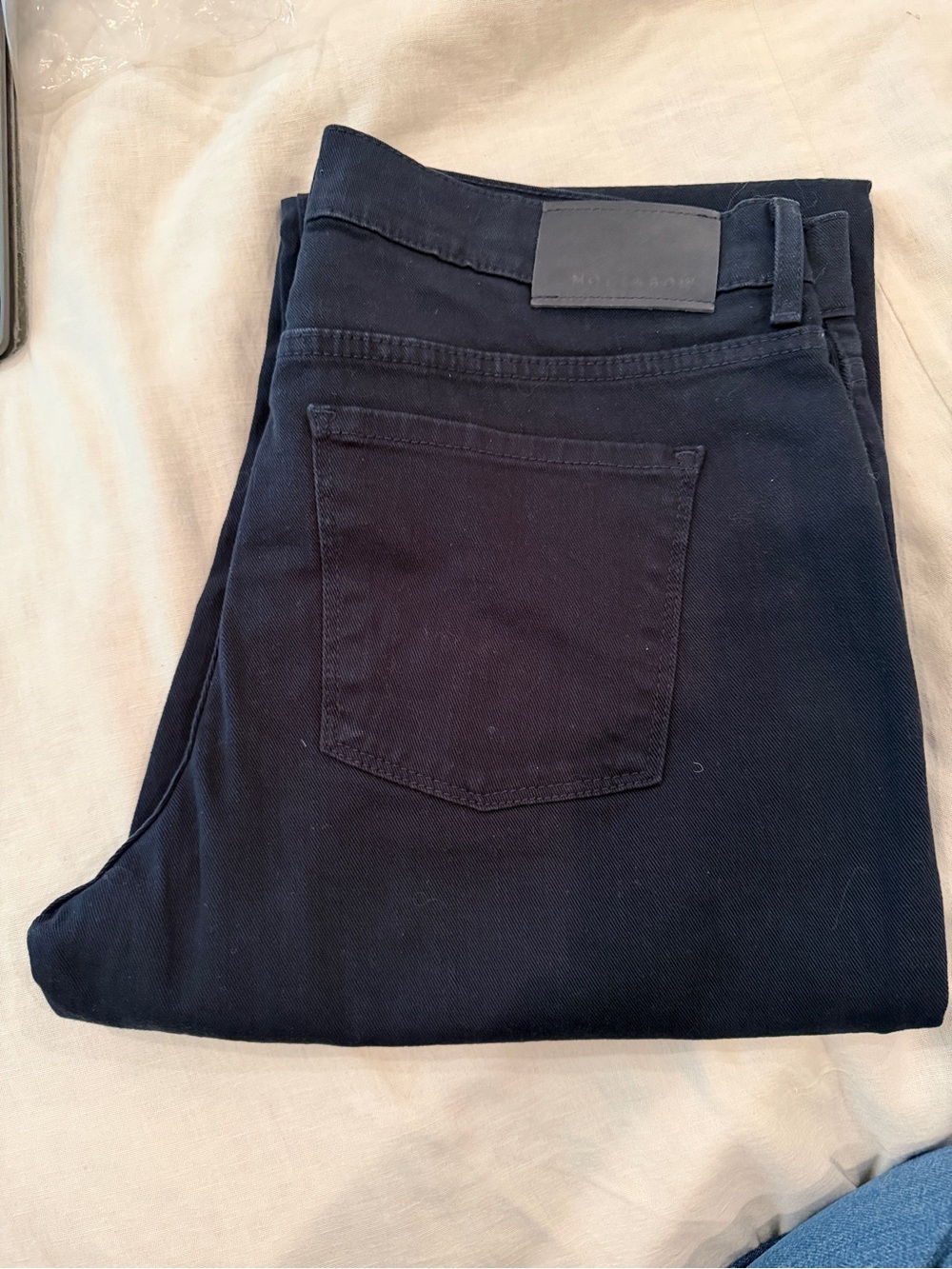 Men's Navy Mott & Bow Jeans Slim Fit